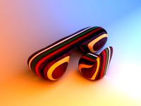 Multicolored remix parametric table furniture (227364)
