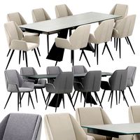Dining chair Matilda and table Alai (220104)