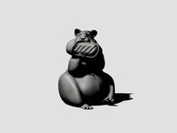 HAMSTER FOR 3D PRINTING (218100)