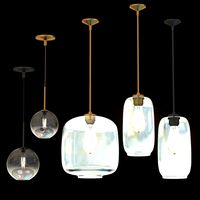 Sculptural Glass Light Chandelier (207900)