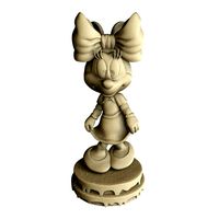 Minnie Mouse oops. For 3D printing. (204896)