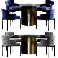 Dining Table And Chairs Meridiani Sylvie (198757)