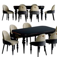 Dining Table And Chair Capella (198616)