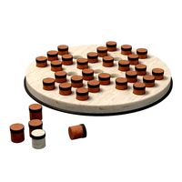 Giobagnara Tivoli marble solitaire Madagascar checkers game (197545)