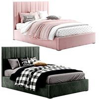 RH Teagan Upholstered Platform Bed (197527)