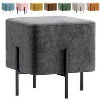 Pouf Gato Velvet and Leather made by Cosmo (194207)