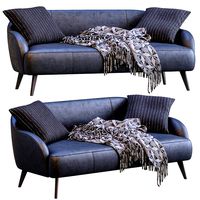 Paloma Leather Sofa By LaForma (193959)