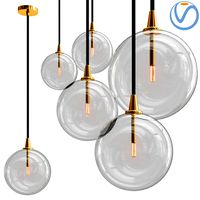 Globe Mobile Cluster Glass Pendant (192894)