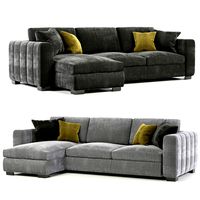 Flexform sofa chaise lounge (192815)