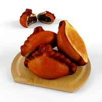 Pie with meat 3D Model
