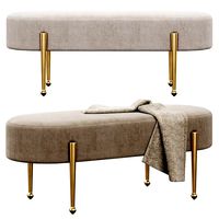 Gia velvet Bench by Meridian Furniture (188848)
