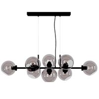 Rack ceiling chandelier with glass shades (186674)