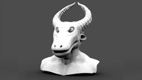 Creature Head Hipoly (182224)