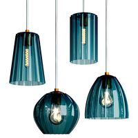 Lampatron Corrugated colored glass luminaire (181522)