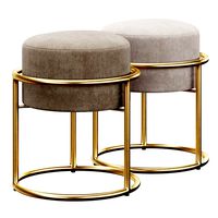 Round ottoman by Utteis (181015)