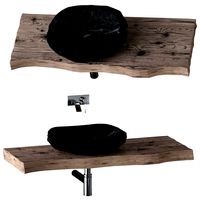 Stone washbasin with slab top (180967)