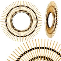 Nogu Cane Sunburst Mirror (179865)