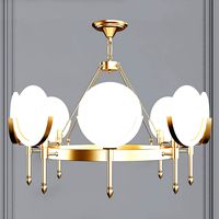 ANKE BRASS MARBLE MEDUZ chandelier (178527)