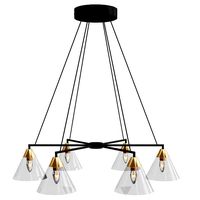 Claremont Flared Glass Round Chandelier (177499)