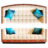 Rosewood Yacht Lounge Sofa  (176447)