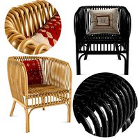 Isabella Rattan Barrel Arm Chair Opalhouse (176283)