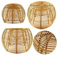 Java Rattan Ottomans Small (175144)
