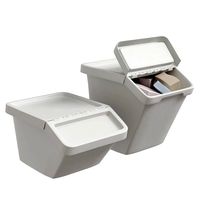 Sortera Ikea Recycling bin with lid, white (171934)