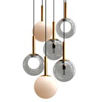 Glass ball pendant lamp (169764)