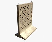 Concrete fence plate (168476)