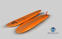 Long Surf Board 3D Model