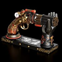 Veronese Steampunk Gun with Hand Holder (167606)
