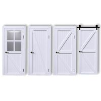 Barn white doors (167575)