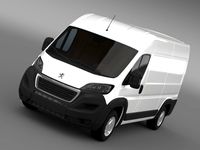 Peugeot Manager Furgon L2H2 2014 3D Model