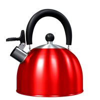 Whistling Red Tea Kettle Pot (161350)