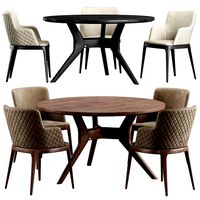 Magda Couture Chair ROLF BENZ 965 Table (161324)