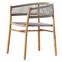 Ethimo Kilt Dining Armchair Teak and Rope (160172)