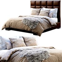 Minviso Headboard Bed (158789)