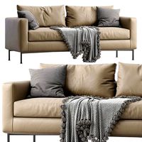 Livingdivani Leather Sofa  (155165)