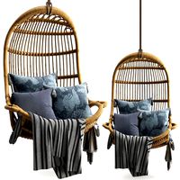 Hanging Rattan armchair (154943)