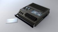 Old Soviet cassette tape recorder Sonata 213C (154870)