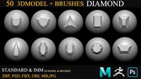 50 Diamond Collection Brush (154783)