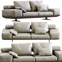 Flexform Wing Leather Sofa (154769)