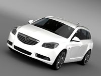 Opel Insignia BiTurbo Sports Tourer 2013 3D Model