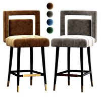 Velvet Counter Bar Chair (154586)