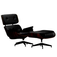 Lounge Mid Century armchair and footrest (154535)