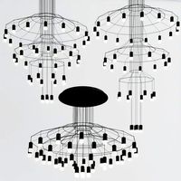 Vibia WIREFLOW collection Chandelier (154435)
