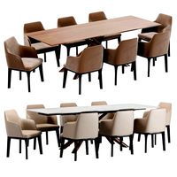 Lois dining chair and Ravenna L table (154426)