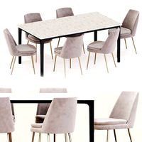 Dining table and chair 18 (154363)