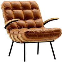 Poltrona Costela Couro Bastiaan Armchair (151186)