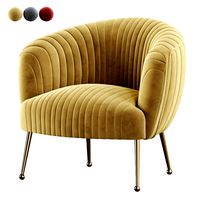 Gemma Velvet Tub Armchair (149159)